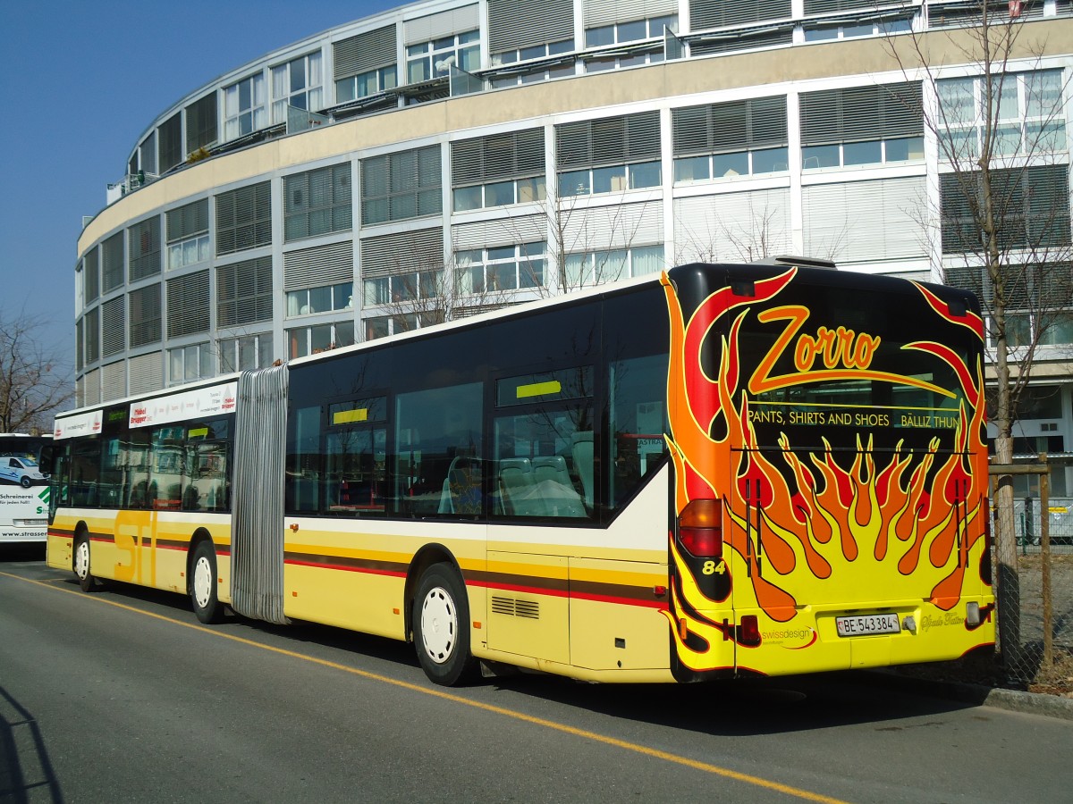 (132'761) - STI Thun - Nr. 84/BE 543'384 - Mercedes am 8. M�rz 2011 bei der Schiffl�ndte Thun