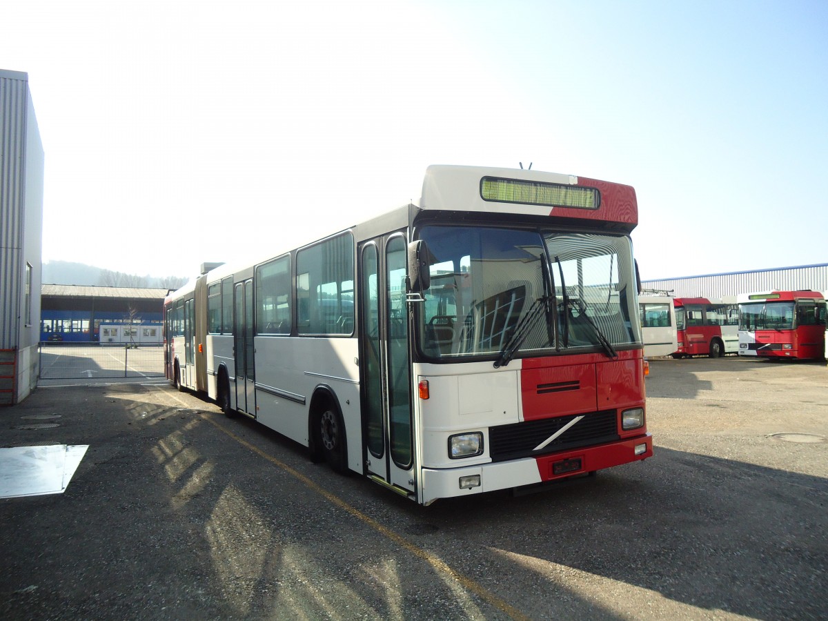 (132'790) - TPF Fribourg - Nr. 504 - Volvo/Hess Gelenkduobus am 9. M�rz 2011 in Biel, Rattinbus