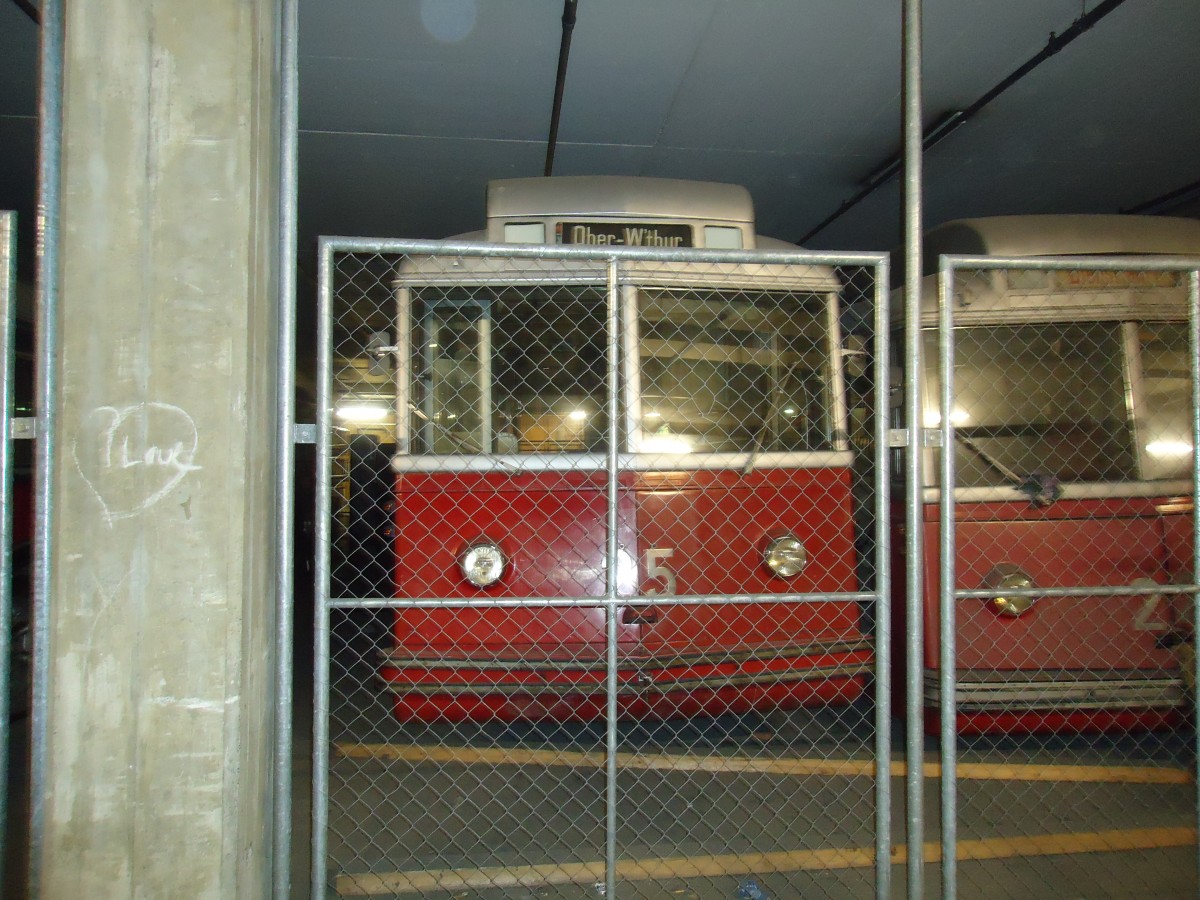 (133'112) - WV Winterthur - Nr. 25 - Saurer/Saurer Trolleybus am 20. M�rz 2011 in Winterthur, Depot Gr�zefeld