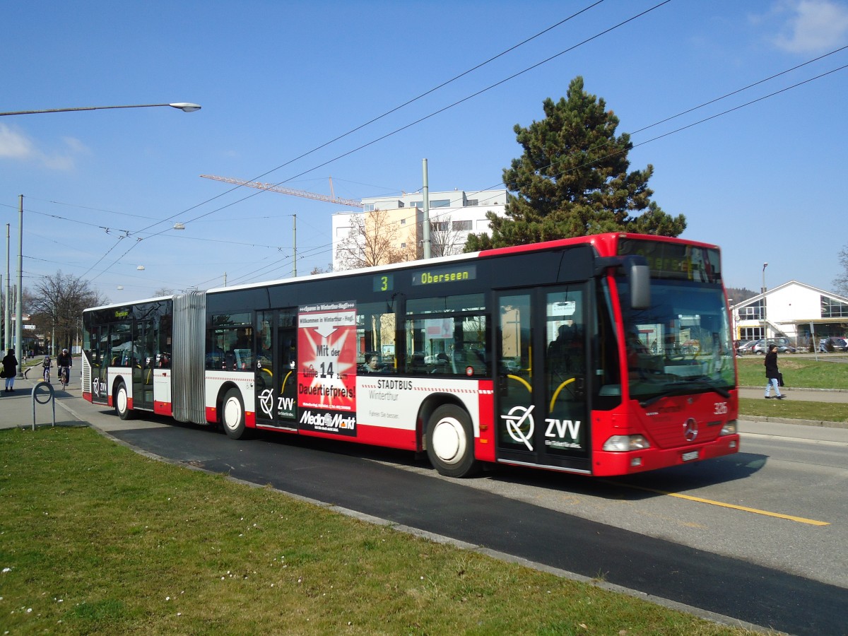 (133'133) - SW Winterthur - Nr. 325/ZH 687'325 - Mercedes am 20. M�rz 2011 in Winterthur, Eishalle