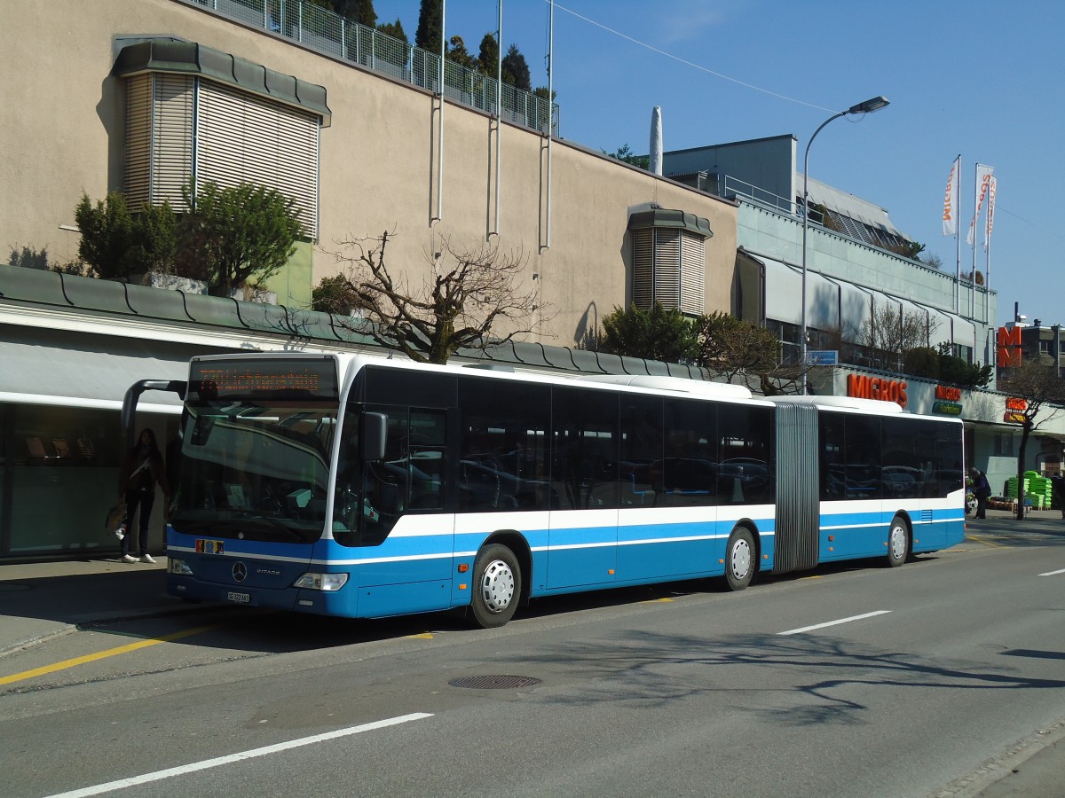 (133'163) - BLWE Wattwil - Nr. 5/SG 322'661 - Mercedes am 23. M�rz 2011 beim Bahnhof Wattwil