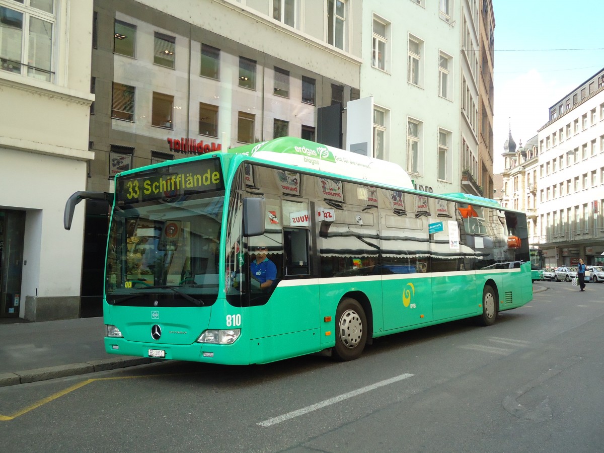(133'702) - BVB Basel - Nr. 810/BS 2810 - Mercedes am 16. Mai 2011 in Basel, Schiffl�nde