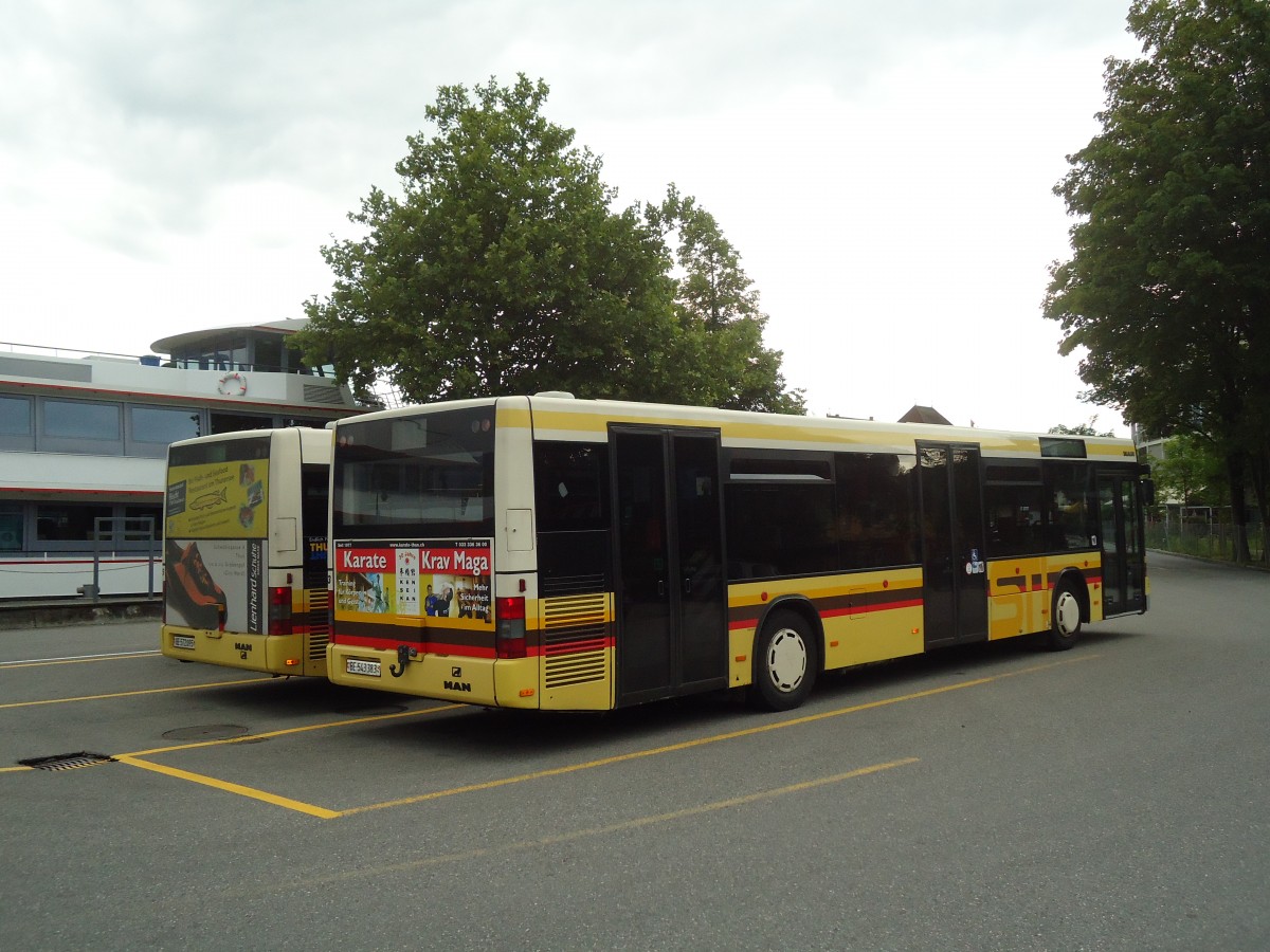 (134'177) - STI Thun - Nr. 83/BE 543'383 - MAN am 11. Juni 2011 bei der Schiffl�ndte Thun