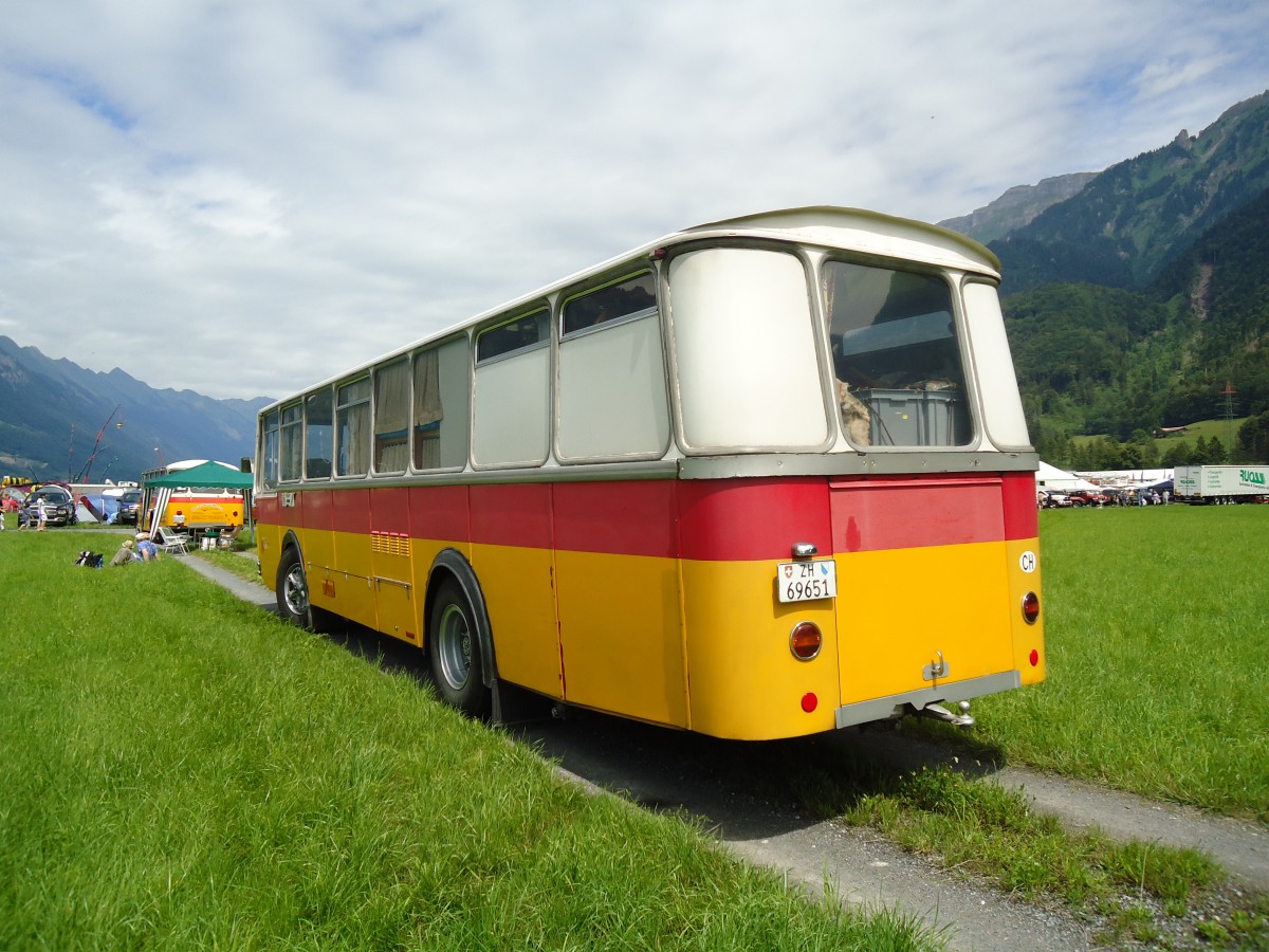 (134'416) - Tr�b, Oberrieden - Nr. 12/ZH 69'651 - FBW/R&J (ex Ryffel, Uster Nr. 12) am 25. Juni 2011 in Interlaken, Flugplatz