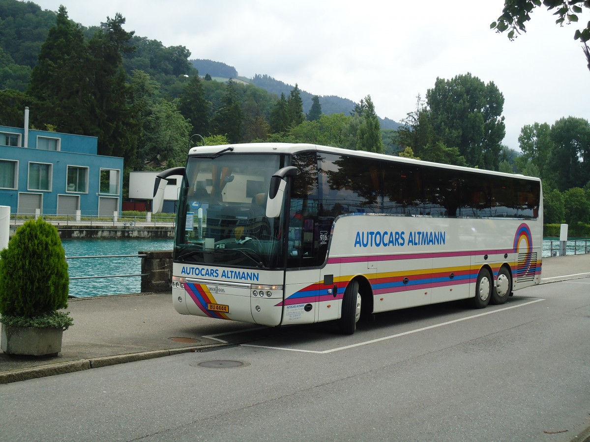 (134'585) - Aus Luxemburg: Altmann, Weiler-la-Tour - BU 4444 - Van Hool am 30. Juni 2011 bei der Schiffl�ndte Thun