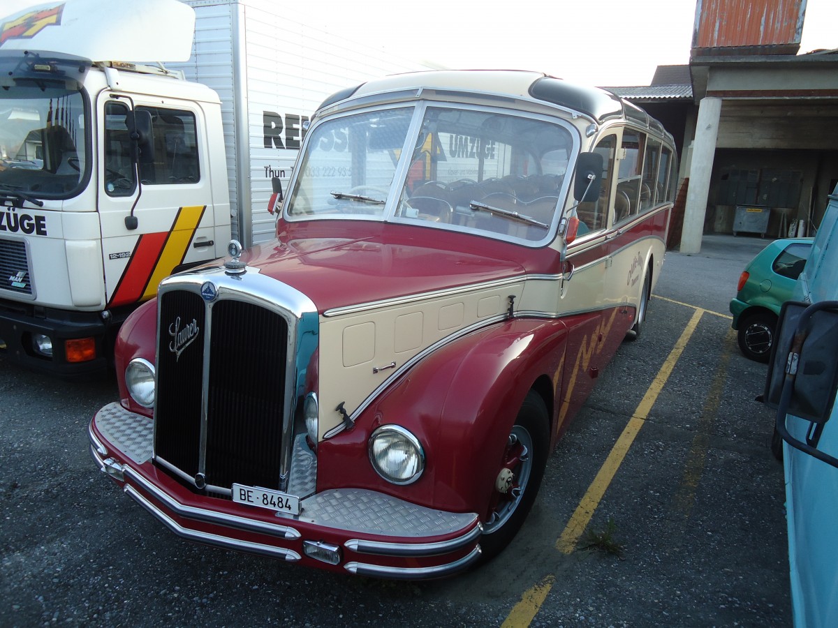 (134'650) - Reusser, Thun - BE 8484 - Saurer/R&J (ex H�sler, Menziken) am 2. Juli 2011 in Thun, Garage