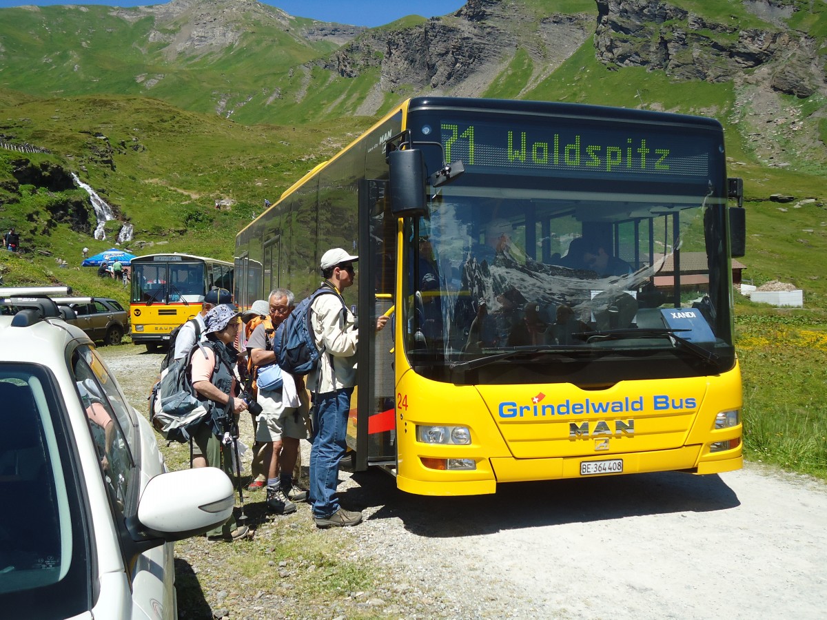 (134'705) - AVG Grindelwald - Nr. 24/BE 364'408 - MAN/G�ppel am 3. Juli 2011 in Grindelwald, Bachl�ger