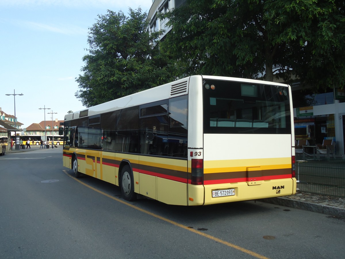 (134'817) - STI Thun - Nr. 93/BE 572'093 - MAN am 9. Juli 2011 bei der Schiffl�ndte Thun