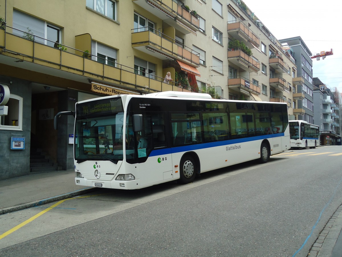 (134'877) - Welti-Furrer, Z�rich - Nr. 61/ZH 634'610 - Mercedes (ex Fr�hlich, Z�rich Nr. 610) am 10. Juli 2011 beim Bahnhof Z�rich-Oerlikon
