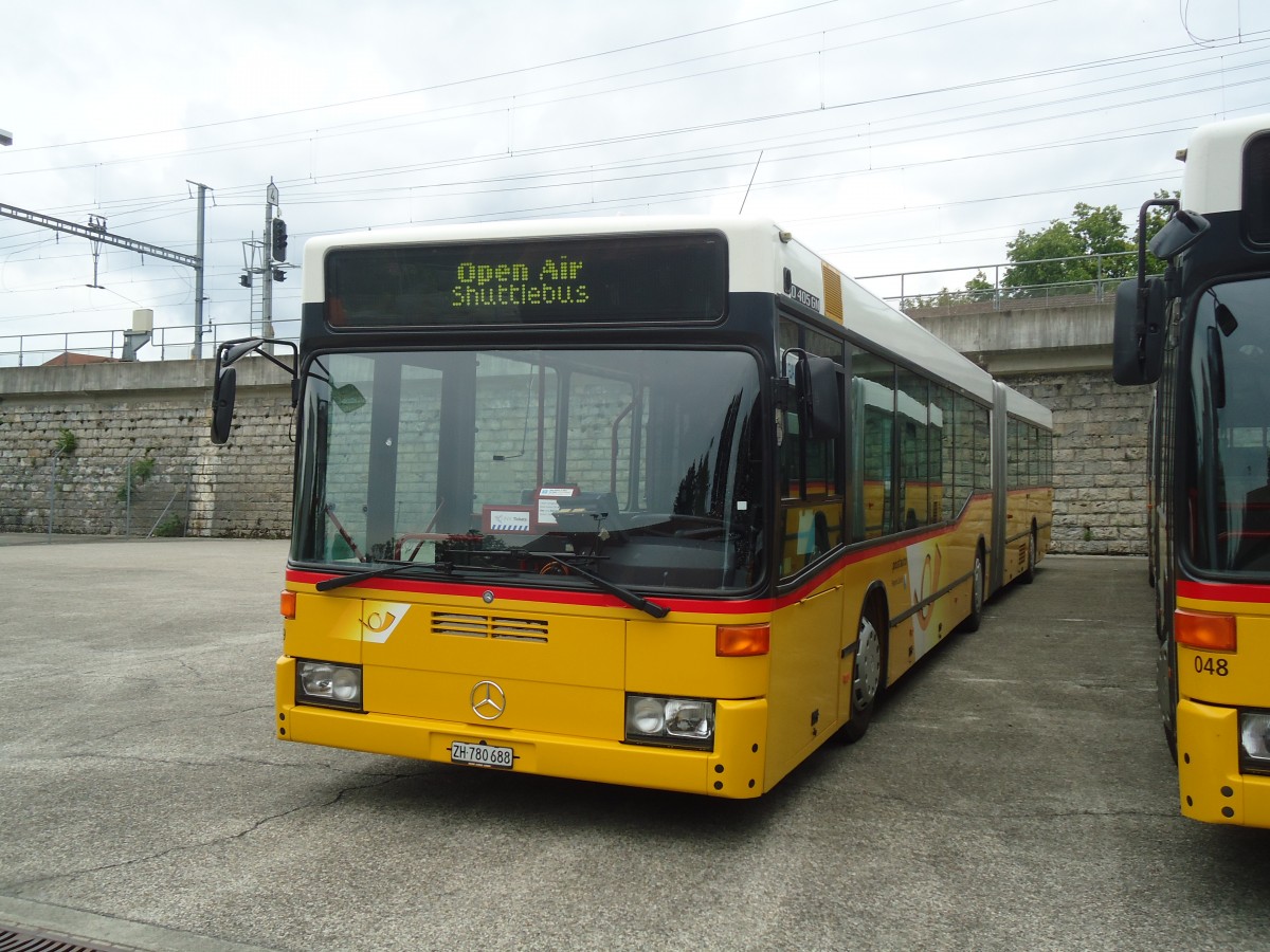 (134'914) - PostAuto Z�rich - Nr. 49/ZH 780'688 - Mercedes (ex Nr. 23; ex P 27'727) am 10. Juli 2011 in Frauenfeld, Jugendmusikschule