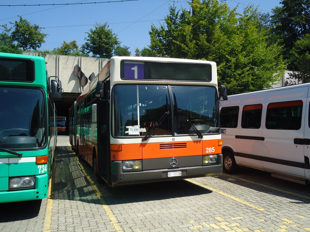 (135'078) - TL Lausanne (TPG 285) - Nr. 636/GE 96'140 - Mercedes am 12. Juli 2011 in Lausanne, D�p�t Borde