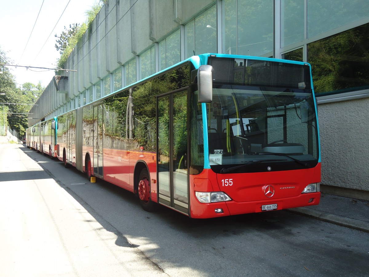 (135'090) - TL Lausanne (VB 155) - Nr. 650/BE 666'155 - Mercedes am 12. Juli 2011 in Lausanne, D�p�t Borde