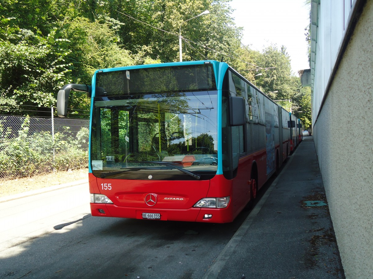 (135'091) - TL Lausanne (VB 155) - Nr. 650/BE 666'155 - Mercedes am 12. Juli 2011 in Lausanne, D�p�t Borde