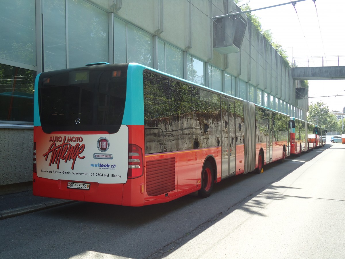 (135'094) - TL Lausanne (VB 154) - Nr. 649/BE 653'154 - Mercedes am 12. Juli 2011 in Lausanne, D�p�t Borde