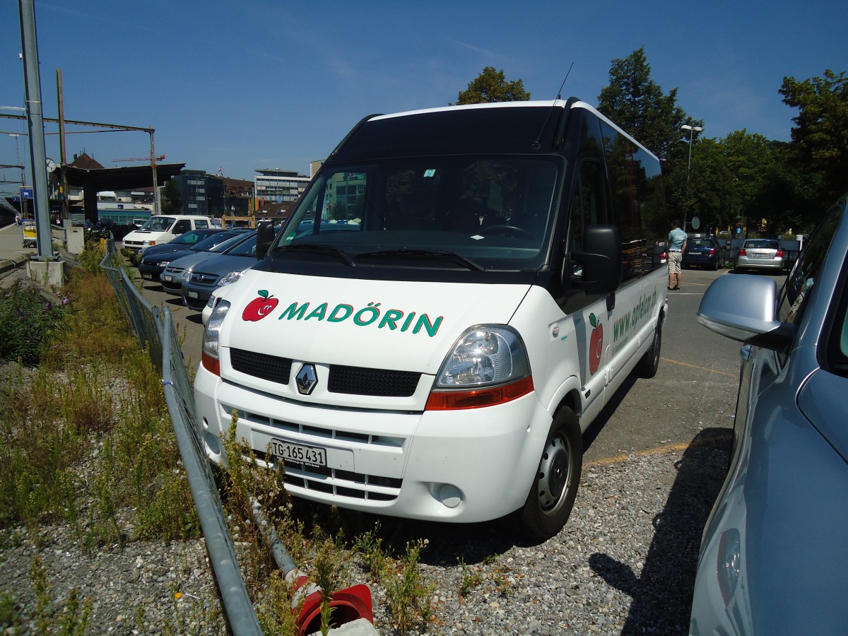 (135'398) - Mad�rin, M�rstetten - TG 165'431 - Renault am 2. August 2011 in Thun, Rosenau