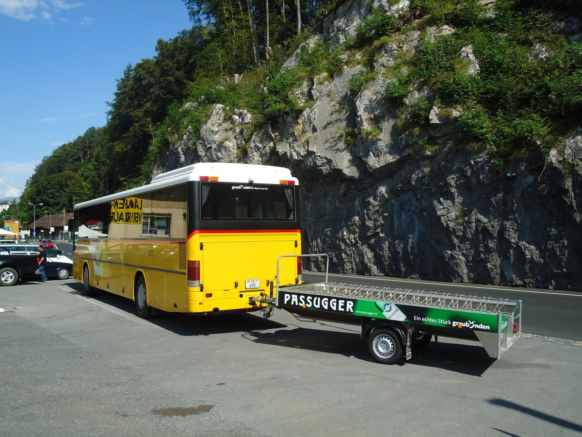 (135'472) - Luk, Gr�sch - GR 695 - Setra (ex PostAuto Graub�nden; ex P 26'018) am 14. August 2011 in Interlaken, Heimwehfluhbahn