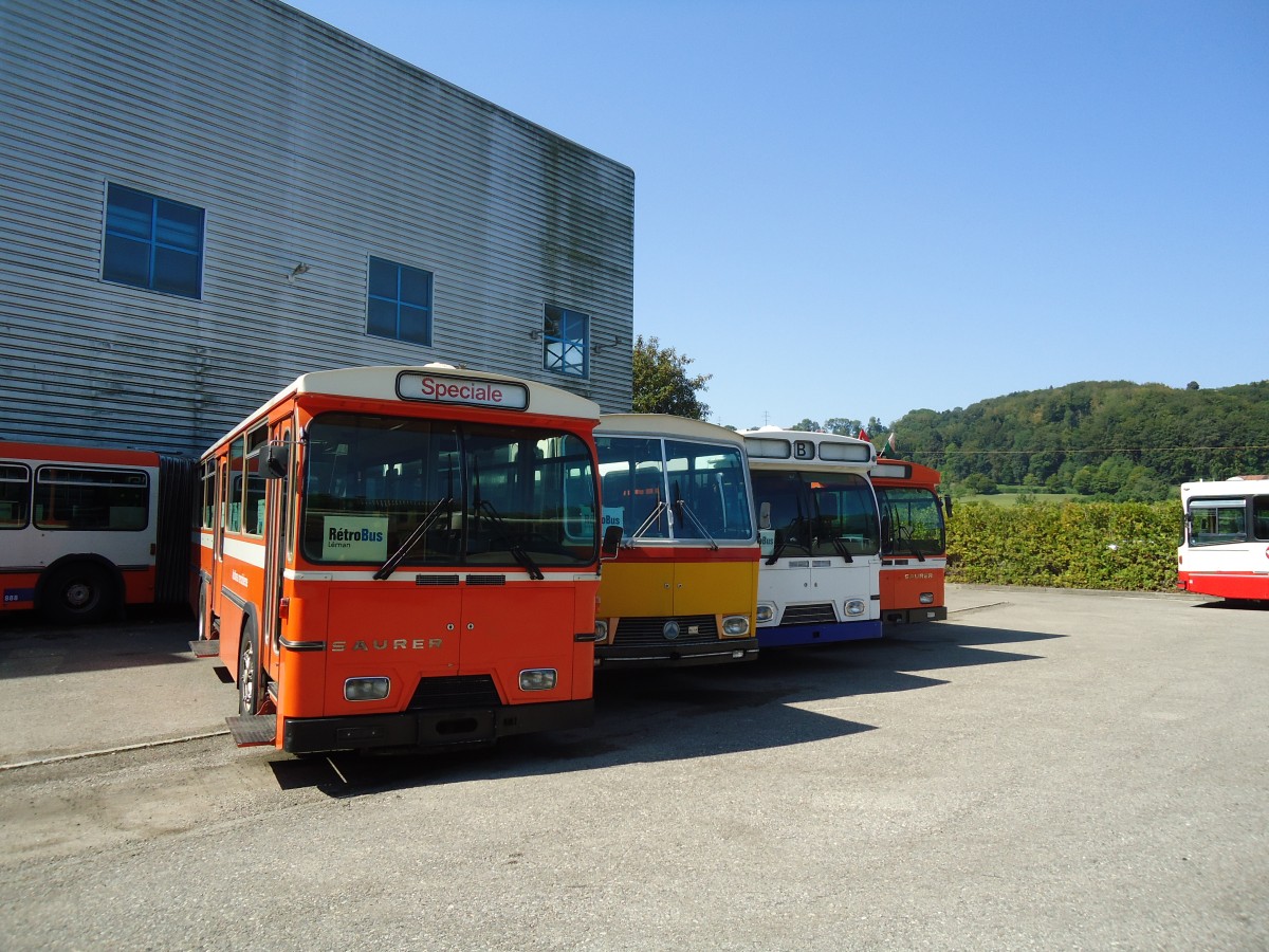 (135'629) - AMSA Chiasso -(R�trobus) - Nr. 11 - Saurer/Hess am 20. August 2011 in Moudon, R�trobus