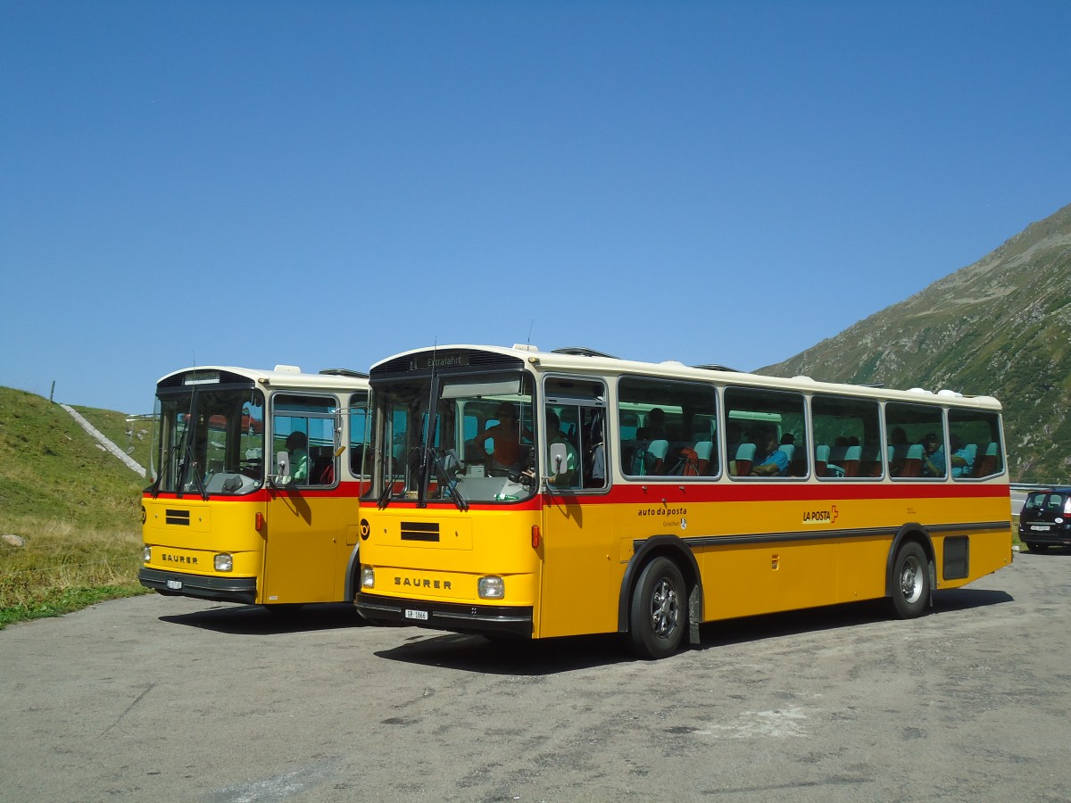 (135'729) - Mark, Andeer - GR 1866 - Saurer/R&J (ex PostAuto Graub�nden; ex P 24'350) am 21. August 2011 in M�tteli