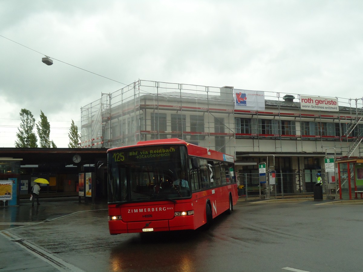 (135'810) - AHW Horgen - Nr. 19/ZH 602'772 - Volvo/Hess am 5. September 2011 beim Bahnhof W�denswil