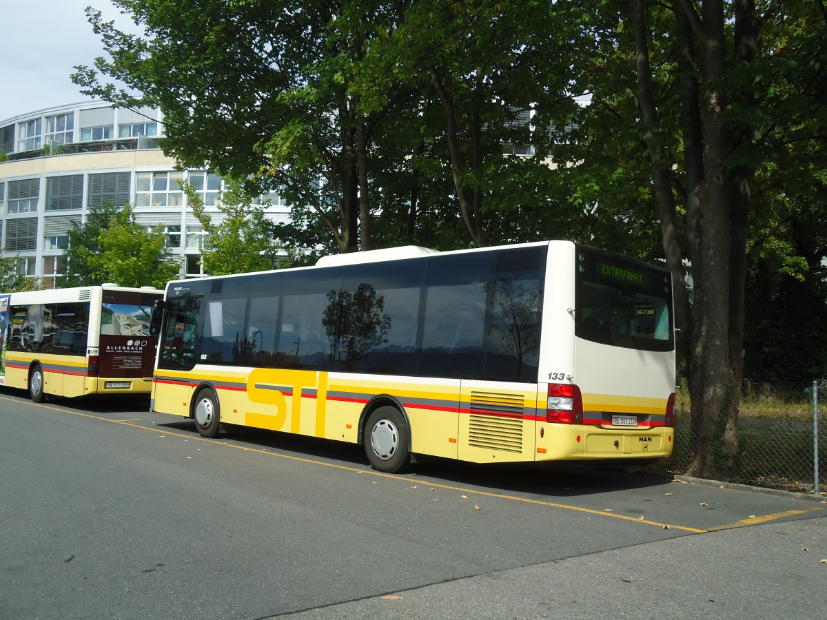 (135'872) - STI Thun - Nr. 133/BE 801'133 - MAN/G�ppel am 8. September 2011 bei der Schiffl�ndte Thun