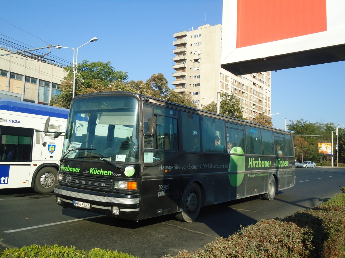 (136'424) - ??? - PH 78 AZS - Setra (ex Deutschland) am 5. Oktober 2011 beim Bahnhof Ploiesti S�d