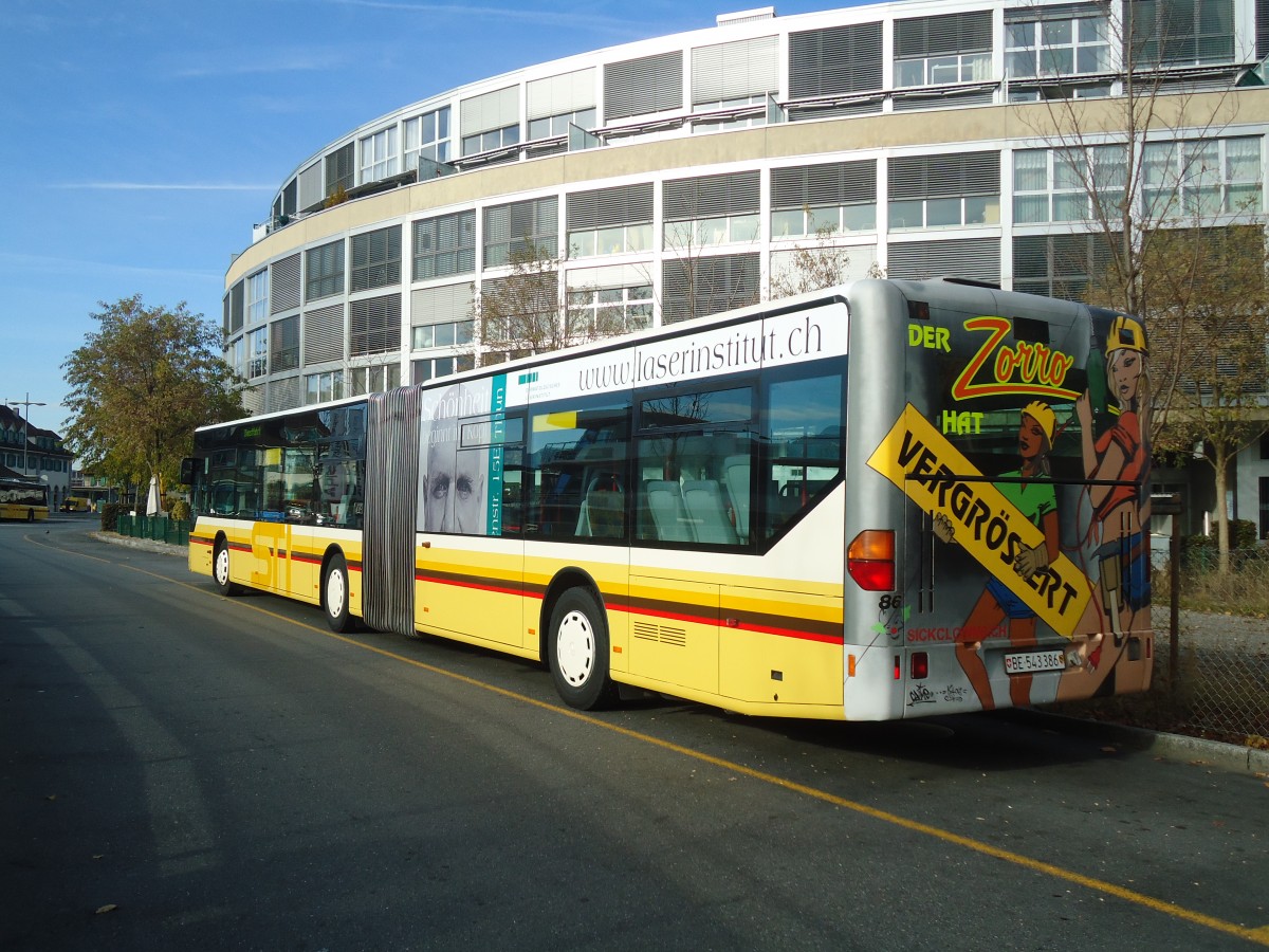 (137'070) - STI Thun - Nr. 86/BE 543'386 - Mercedes am 1. Dezember 2011 bei der Schiffl�ndte Thun