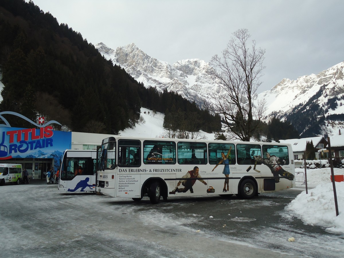 (137'343) - EAB Engelberg - Nr. 4/OW 10'265 - NAW/Hess (ex RTB Altst�tten Nr. 49) am 2. Januar 2012 in Engelberg, Titlisbahnen