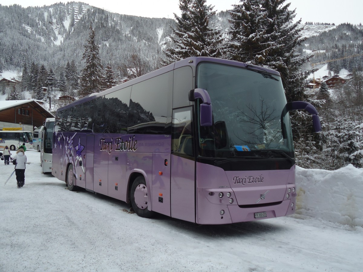 (137'371) - Taxi Etoile, Bulle - FR 300'455 - Volvo/Dr�gm�ller am 7. Januar 2012 in Adelboden, ASB