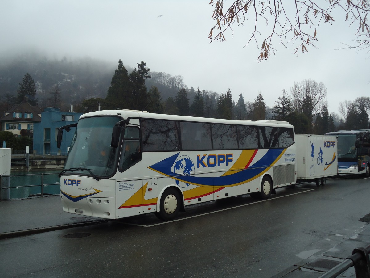 (137'638) - Kopf, Weisslingen - ZH 162'264 - Bova am 28. Januar 2012 bei der Schiffl�ndte Thun