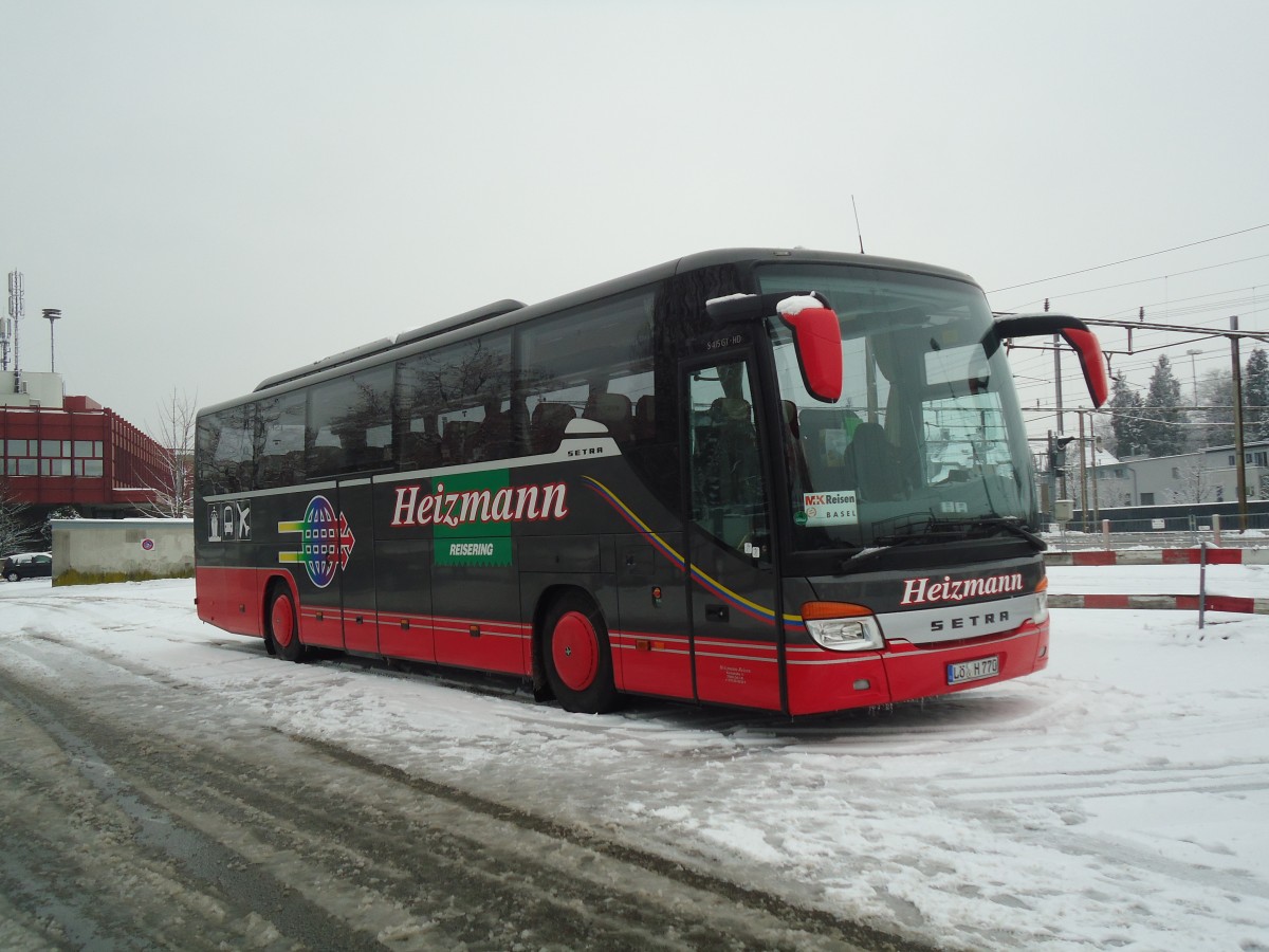 (137'639) - Aus Deutschland: Heizmann, Schopfheim - L�-H 770 - Setra am 31. Januar 2012 in Thun, Rosenau