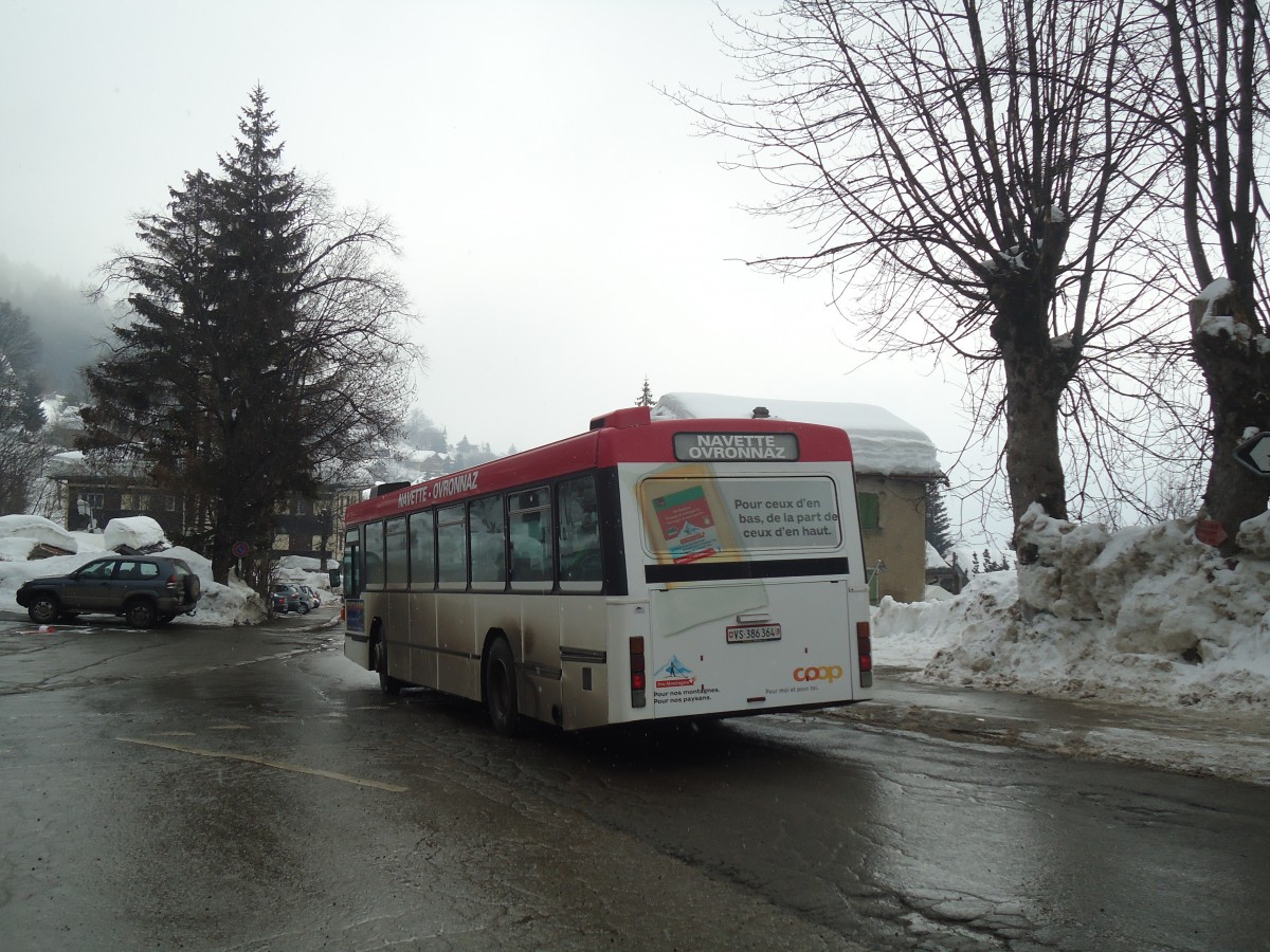 (137'755) - Buchard, Leytron - Nr. 106/VS 386'364 - Volvo/R&J (ex Bernmobil, Bern Nr. 106) am 19. Februar 2012 in Ovronnaz, La Crois�e