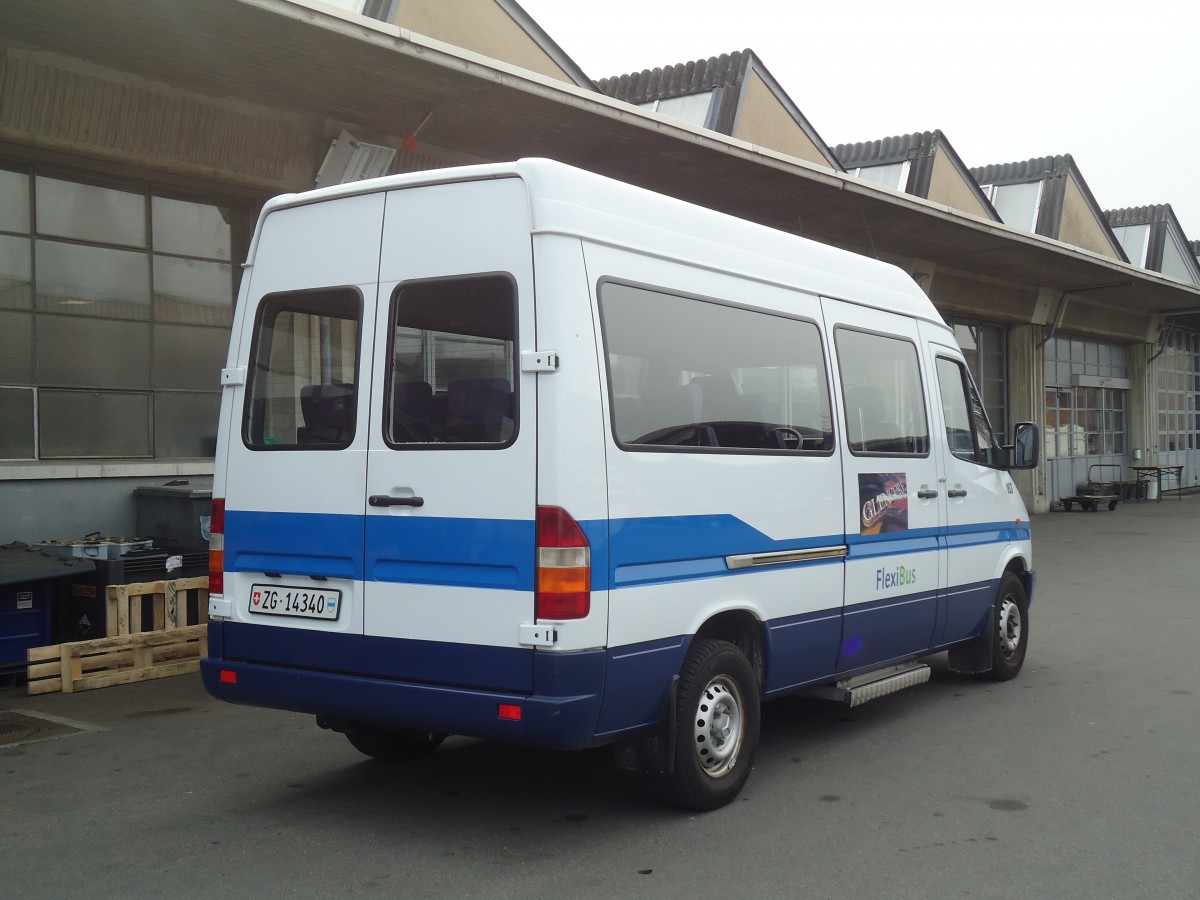 (138'041) - ZVB Zug - Nr. 183/ZG 14'340 - Mercedes (ex Nr. 126) am 6. M�rz 2012 in Zug, Garage