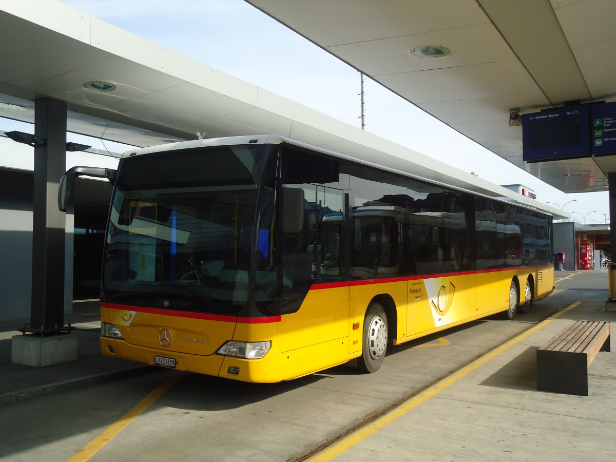 (138'050) - Bucheli, Kriens - Nr. 22/LU 233'888 - Mercedes am 6. M�rz 2012 beim Bahnhof Rotkreuz