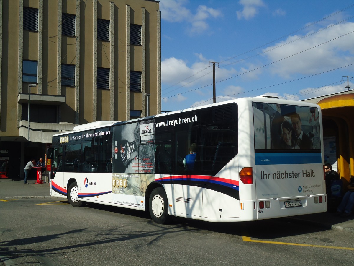 (138'083) - Knecht, Windsich - Nr. 462/AG 27'474 - Mercedes am 6. M�rz 2012 beim Bahnhof Lenzburg