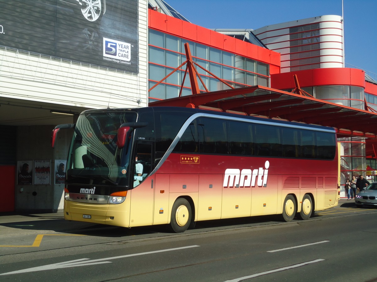 (138'176) - Marti, Kallnach - Nr. 41/VD 1198 - Setra am 9. M�rz 2012 in Gen�ve, Arena-Halle 7
