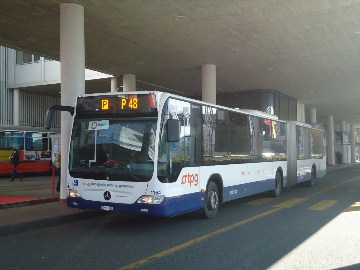 (138'195) - TPG Gen�ve - Nr. 1164/GE 960'914 - Mercedes am 9. M�rz 2012 in Gen�ve, Palexpo