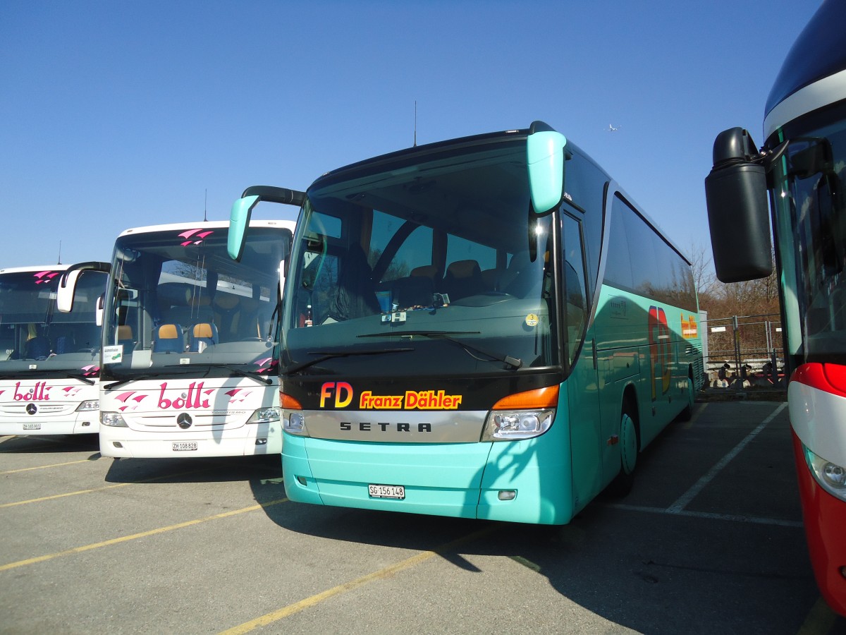(138'210) - D�hler, Niederuzwil - Nr. 67/SG 156'148 - Setra am 9. M�rz 2012 in Gen�ve, P 47