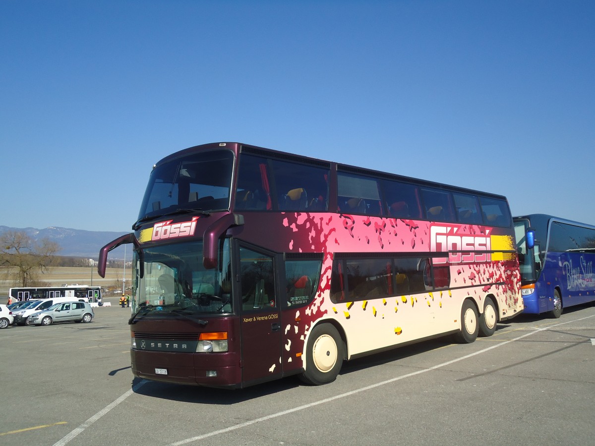 (138'229) - G�ssi, Horw - LU 15'118 - Setra am 9. M�rz 2012 in Gen�ve, P 47