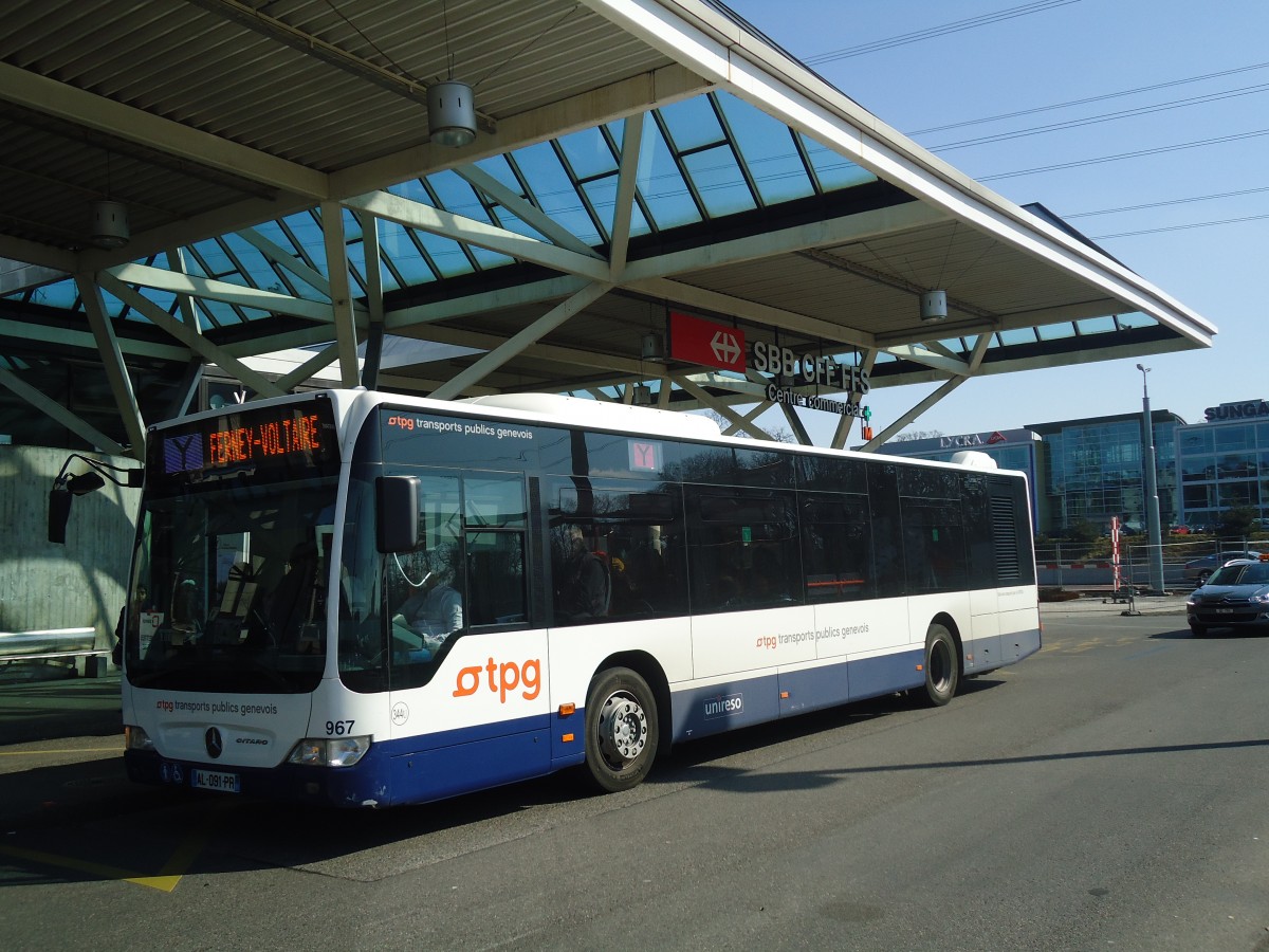 (138'237) - Aus Frankreich: RDTA Bourg-en-Bresse - Nr. 967/AL 091 PR - Mercedes am 9. M�rz 2012 in Gen�ve, A�roport