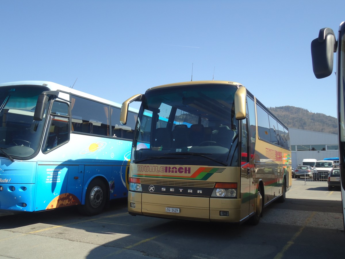 (138'356) - M�hlebach, Frauenfeld - TG 2429 - Setra am 16. M�rz 2012 in Thun, Expo
