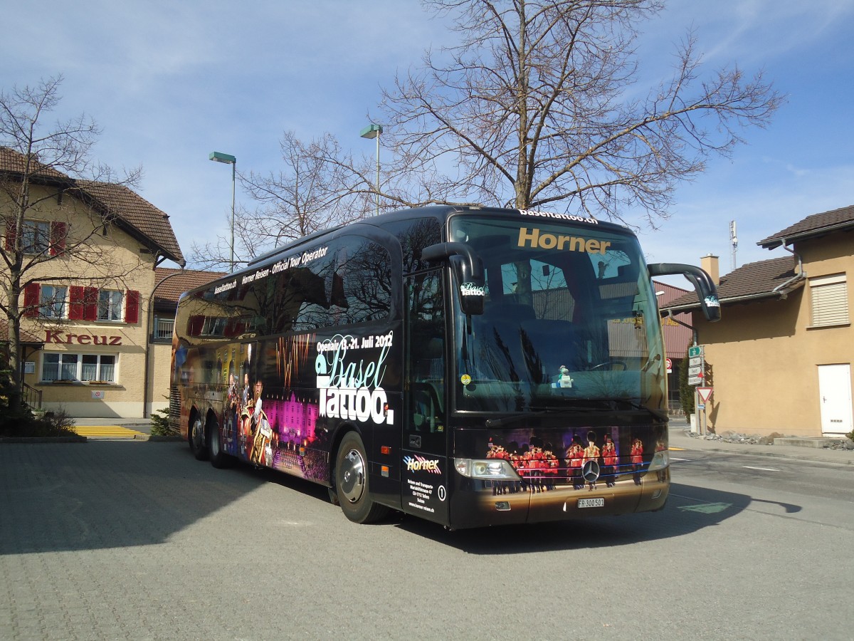(138'408) - Horner, Tafers - Nr. 1/FR 300'501 - Mercedes am 31. M�rz 2012 in Thun-Allmendingen, Rest. Kreuz