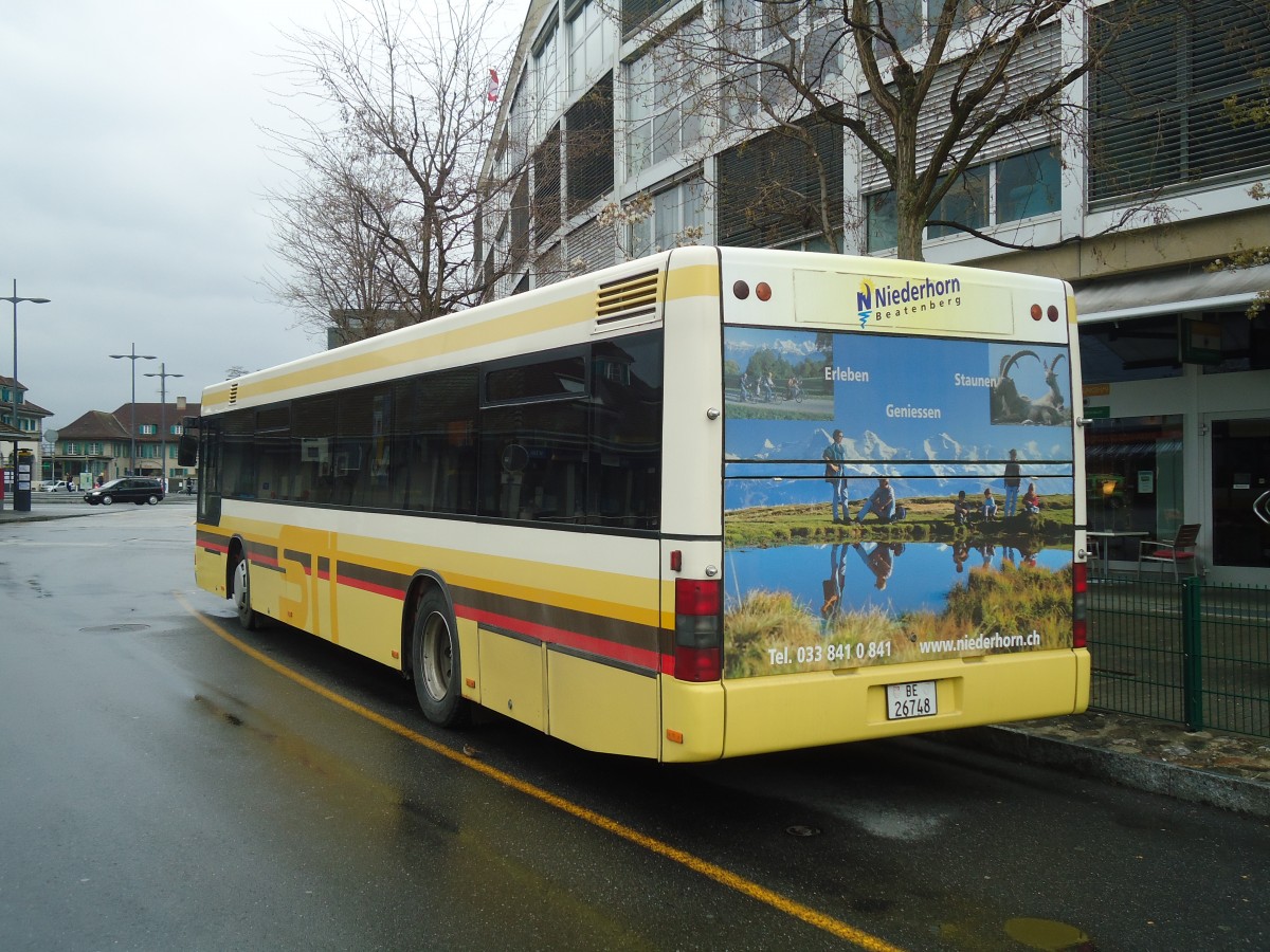 (138'528) - STI Thun - Nr. 11/BE 26'748 - MAN (ex TSG Blumenstein Nr. 2) am 15. April 2012 bei der Schiffl�ndte Thun