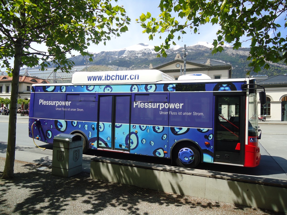 (138'914) - SBC Chur - Nr. 17/GR 97'517 - Otokar/G�p�bus am 17. Mai 2012 beim Bahnhof Chur