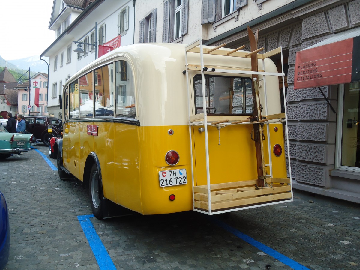 (139'038) - Moser, Sch�nenberg - ZH 216'722 - Berna/Hess (ex Barenco, Faido) am 27. Mai 2012 in Sarnen, OiO
