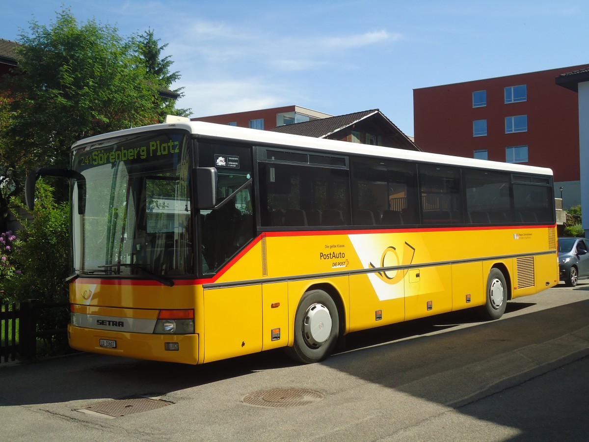 (139'288) - Schnider, Sch�pfheim - LU 15'607 - Setra am 2. Juni 2012 in Sch�pfheim, Garage