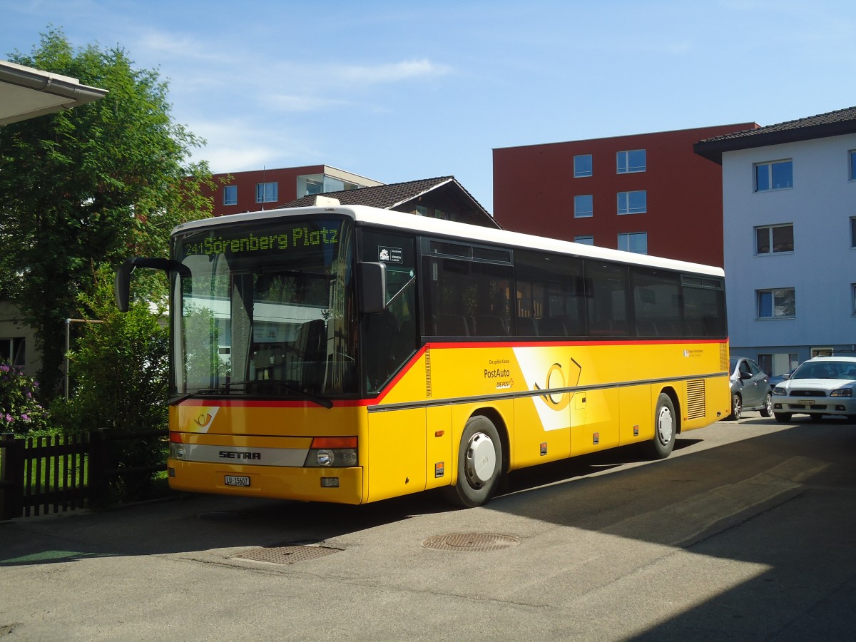 (139'289) - Schnider, Sch�pfheim - LU 15'607 - Setra am 2. Juni 2012 in Sch�pfheim, Garage