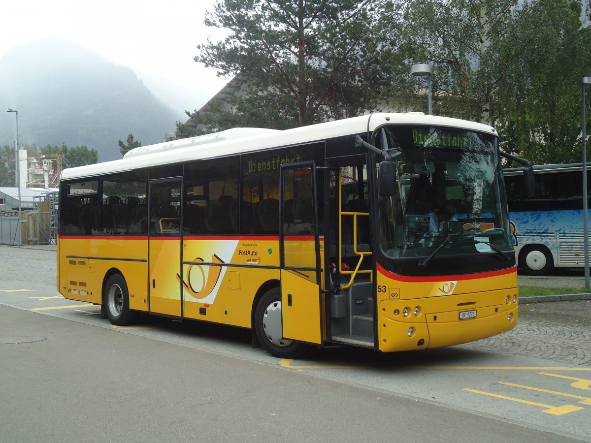 (139'447) - AAGU Altdorf - Nr. 53/UR 9276 - Cacciamali am 11. Juni 2012 beim Bahnhof Fl�elen