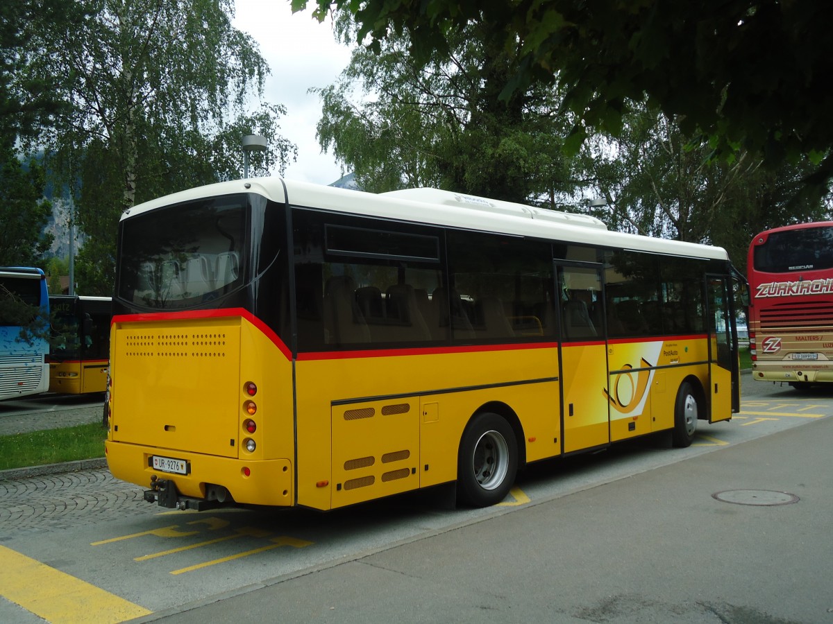 (139'448) - AAGU Altdorf - Nr. 53/UR 9276 - Cacciamali am 11. Juni 2012 beim Bahnhof Fl�elen