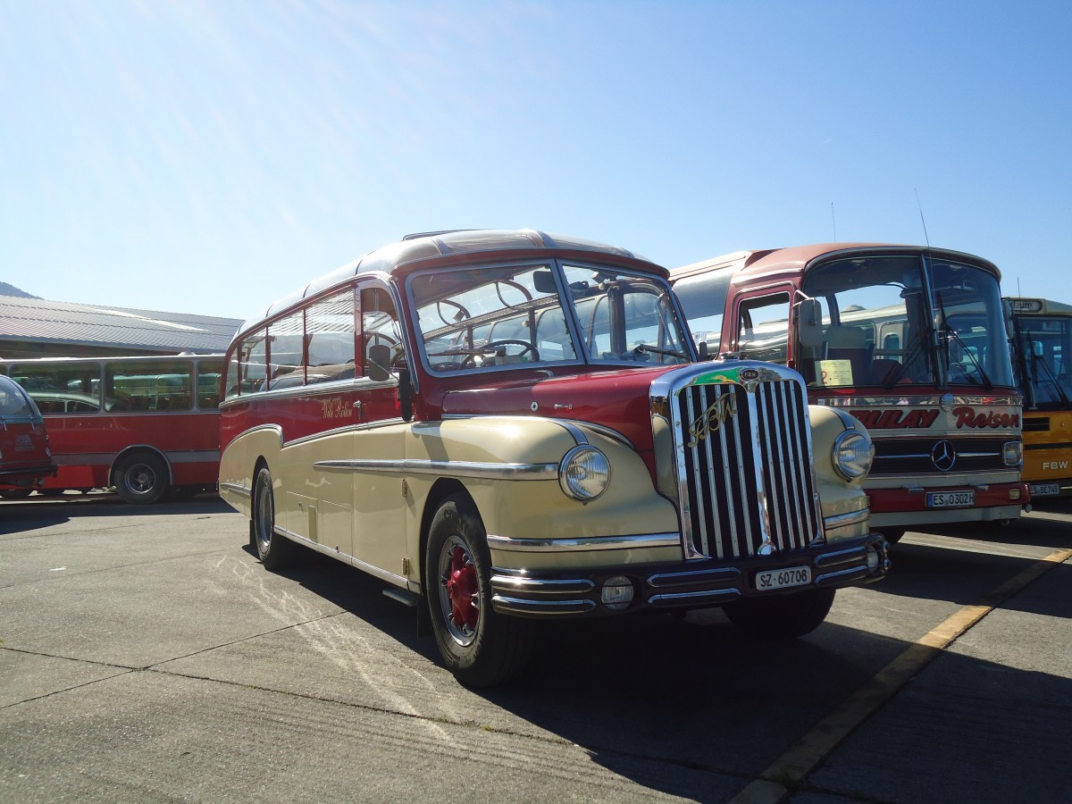 (139'496) - R�llin, Hirzel - SZ 60'708 - FBW/FHS (ex Fl�ckiger, Rickenbach; ex Rieben, Aesch; ex Pfister, Th�rnen) am 16. Juni 2012 in Hinwil, AMP