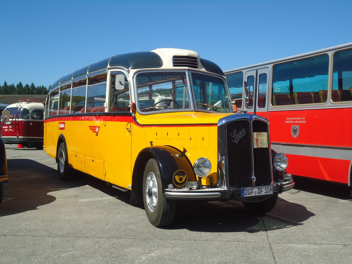 (139'636) - Aus Deutschland: Fr�de, Kronwieden - DGF-DF 10H - Saurer/FHS (ex St�ckli, Zofingen; ex Schumacher, Sisseln; ex M+79'517; ex P 23'156) am 16. Juni 2012 in Hinwil, AMP